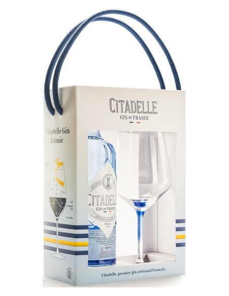 Gin Coffret Citadelle Original + 1 Verre - Chai N°5