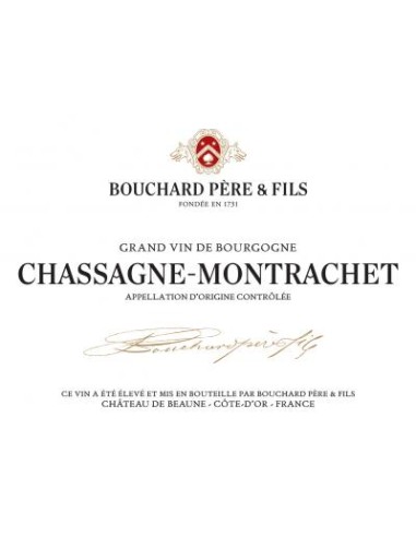 Vin Chassagne-Montrachet - Bouchard Père et Fils - Chai N°5