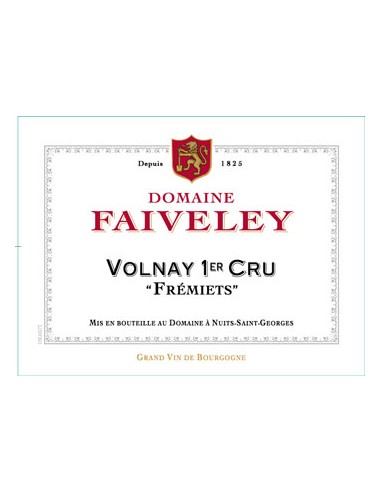 Vin Volnay 1er Cru Frémiets - Domaine Faiveley - Chai N°5