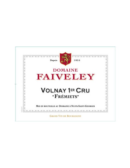 Vin Volnay 1er Cru Frémiets - Domaine Faiveley - Chai N°5