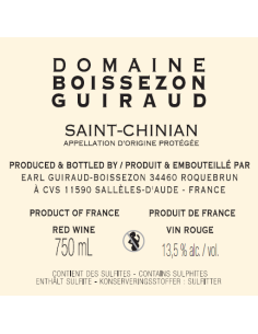 Vin Comme a Cayenne 2019 - Domaine Boissezon Guiraud - Chai N°5