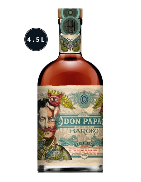 Boisson Spiritueuse Don Papa Baroko 4.5 L - Chai N°5