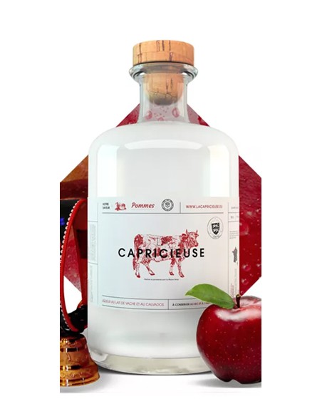 Liqueur au Lait de Vache Saveur Pommes - la Capricieuse - Chai N°5