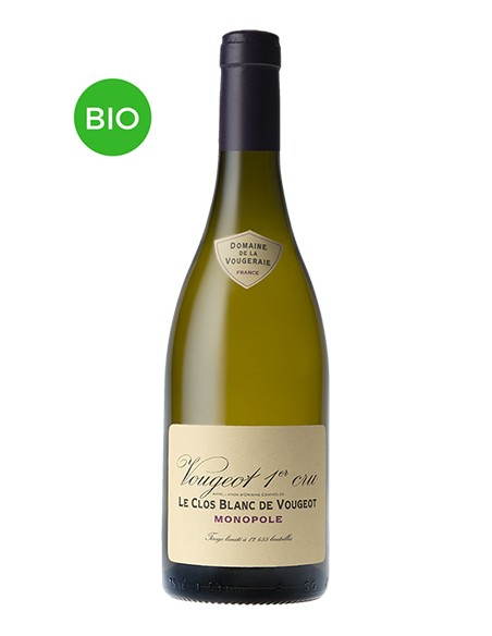 Vin Bio Vougeot 1er Cru 2019 Le Clos Blanc de Vougeot - Domaine de la Vougeraie - Chai N°5