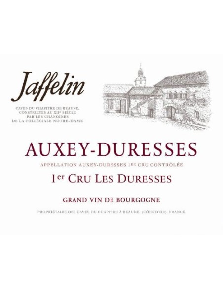 Vin Auxey-Duresses 1er Cru " Les Duresses " - Chai N°5