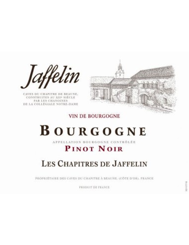 Vin Bourgogne Pinot Noir Les Chapitres - Jaffelin - Chai N°5