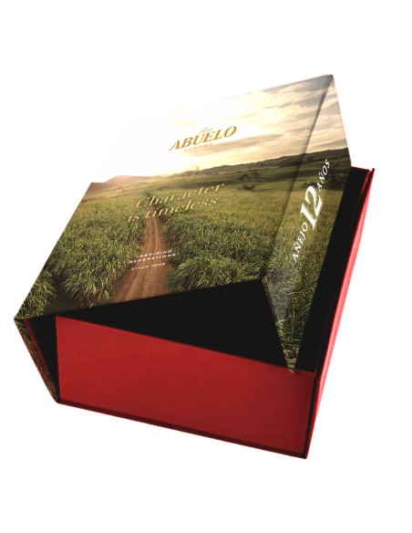 Rhum Coffret Abuelo 12 ans + 2 Verres - Chai N°5