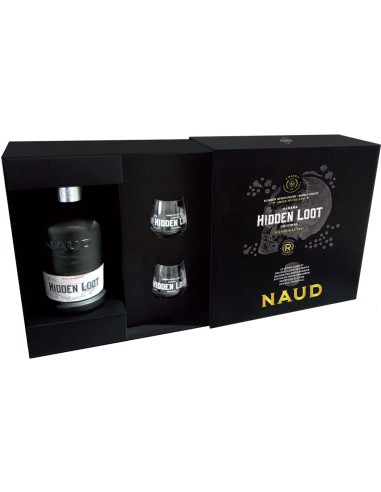 Boisson Spiritueuse Coffret Hidden Loot Spiced + 2 Verres - Chai N°5