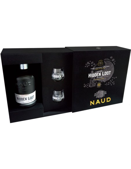 Boisson Spiritueuse Coffret Hidden Loot Spiced + 2 Verres - Chai N°5