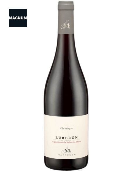 Vin Luberon Classic Rouge en Magnum - Marrenon - Chai N°5