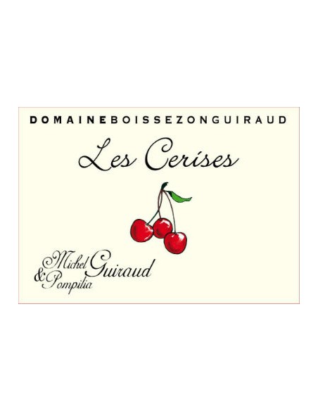 Vin Les Cerises 2019 Jeff Carrel Et Domaine Boissezon Guiraud Chai N°5