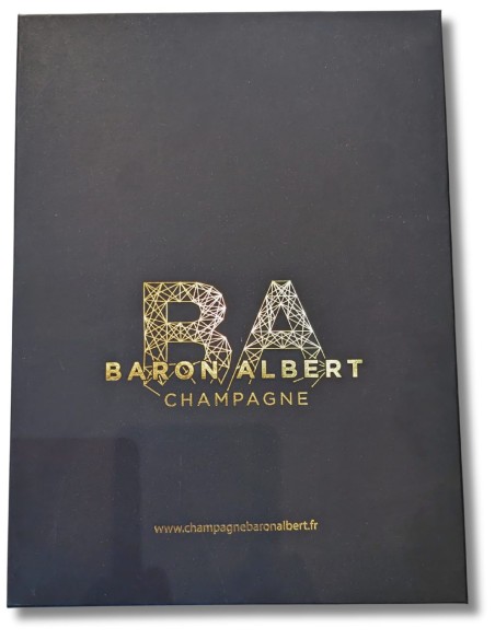 Champagne Coffret Baron Albert + 2 Coupes  - Chai N°5