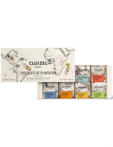 Etui Carrés Chocolats de Plantation N°16 - Michel Cluizel - Chai N°5