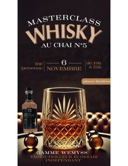 Dégustation Whisky le 06/11/2024