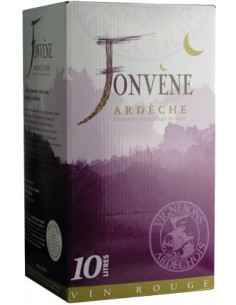 Vin Bib Fonvène Rouge 5 L -  Les Vignerons Ardéchois - Chai N°5