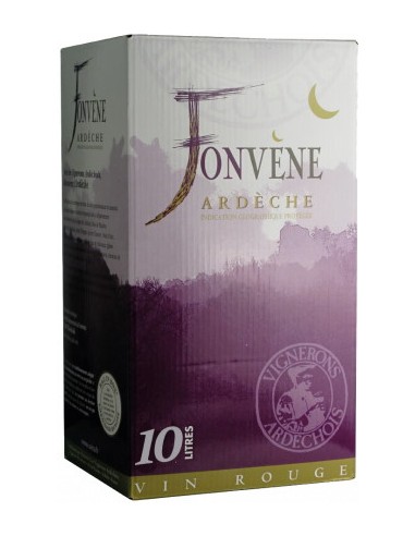 Vin Bib Fonvène Rouge 5 L -  Les Vignerons Ardéchois - Chai N°5