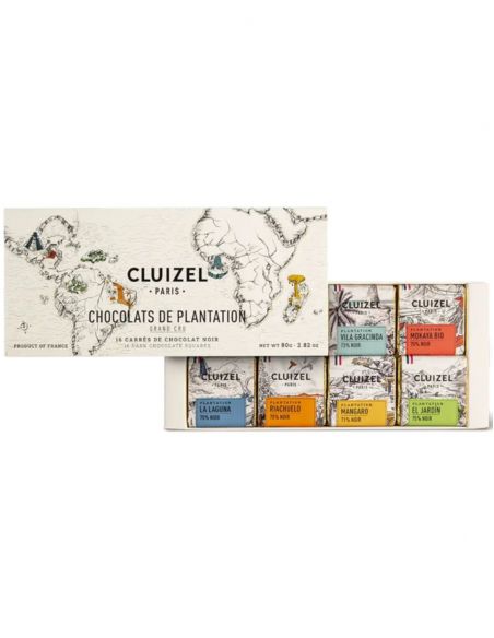 Etui Carrés Chocolats de Plantation N°16 - Michel Cluizel - Chai N°5