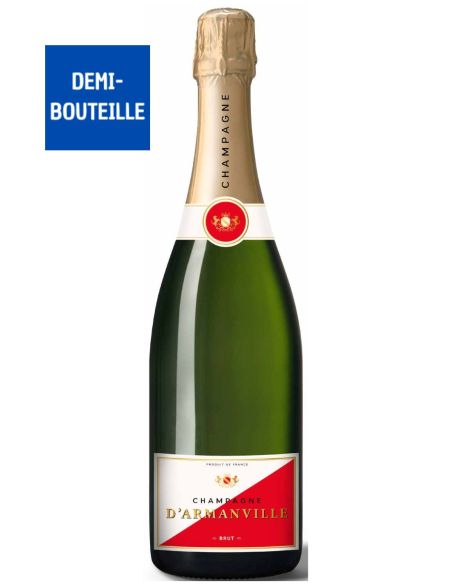 Champagne D'Armanville Brut en 37.5 cl - Chai N°5