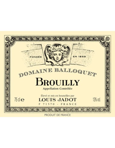 Vin Brouilly 2013 en 37.5 cl - Louis Jadot - Chai N°5