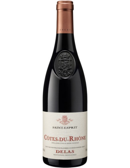 Vin Côtes du Rhône Rouge Saint-Esprit 2019 en Magnum - Delas - Chai N°5