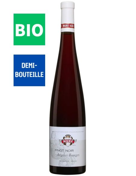 Vin Pinot Noir 2017 Argiles Rouges en 37.5 cl - René Muré - Chai N°56