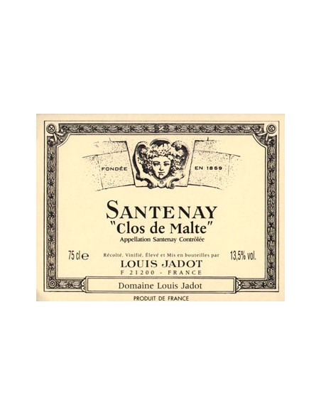 Vin Santenay Clos de Malte - Louis Jadot - Chai N°5