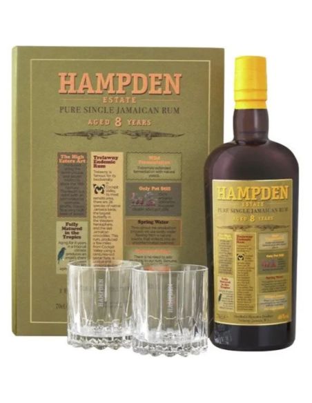 Coffret Hampden 8 ans+ 2 Verres