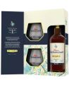 Rhum Coffret Barbancourt 5 étoiles 8 ans + 2 Verres - Chai N°5