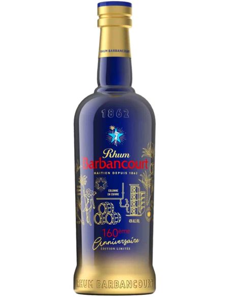 Rhum Barbancourt 5 étoiles 8 ans 160ème Anniversaire - Chai N°5