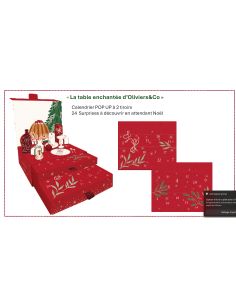 Calendrier de l'Avent Oliviers & Co 2025 La Table Enchantée