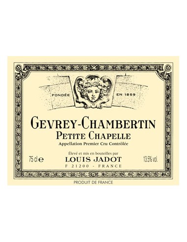 Gevrey-Chambertin - Petite Chapelle - 2011 - Louis Jadot - Chai N°5