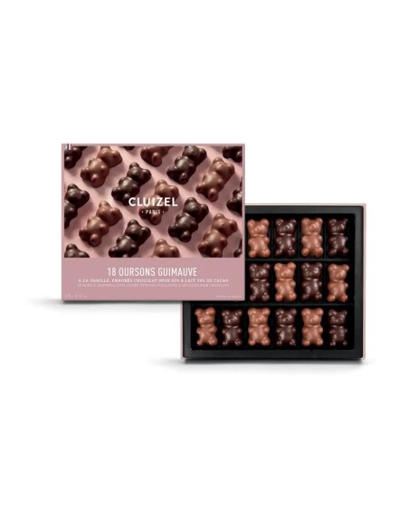 Coffret Oursons Guimauve Noir & Lait - Michel Cluizel - Chai n°5