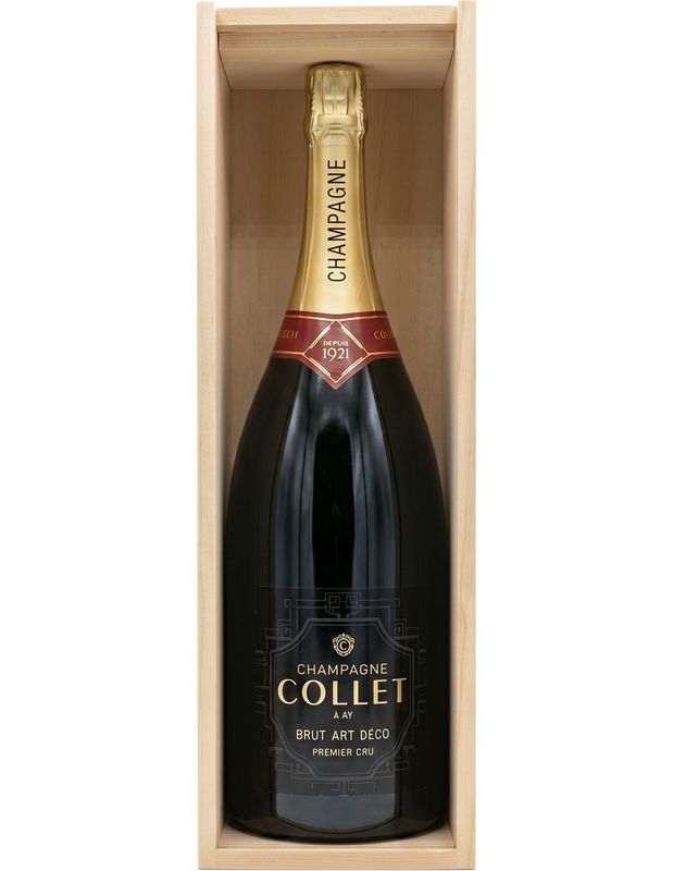 Champagne Collet Brut Art Déco 1er Cru Jéroboam