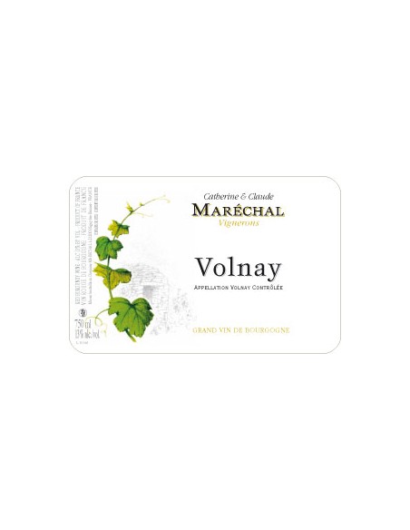 Vin Volnay 2017 - Domaine Maréchal - Chai N°5