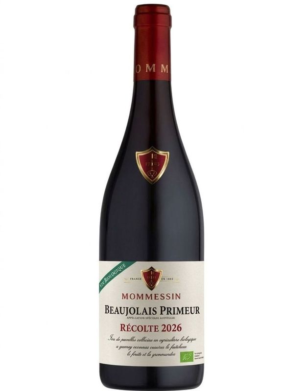 Beaujolais Nouveau 2026 Bio - Domaine Mommessin