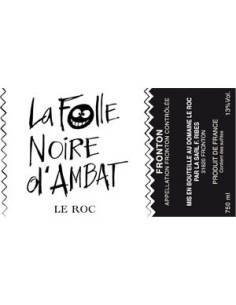 Vin La Folle Noire d'Ambat 2015 - Domaine Le Roc - Chai N°5 2
