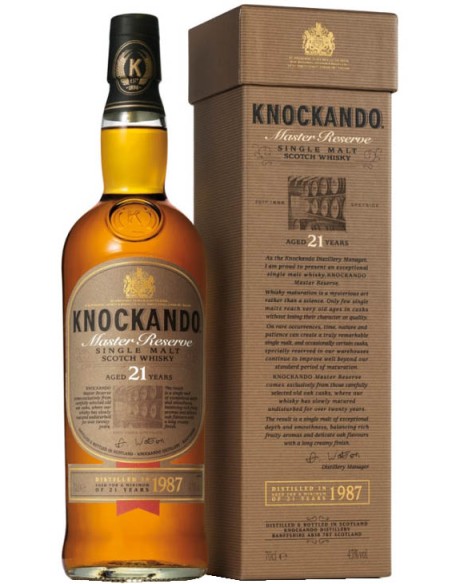 Whisky Knockando 21 ans Master Reserve - Chai N°5