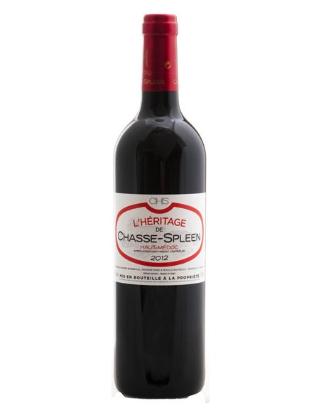 Vin L'Héritage de Chasse-Spleen Haut-Médoc - Chai N°5
